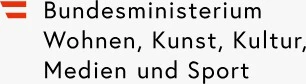 Logo Bundesministerium Wohnen, Kunst, Kultur, Medien und Sport